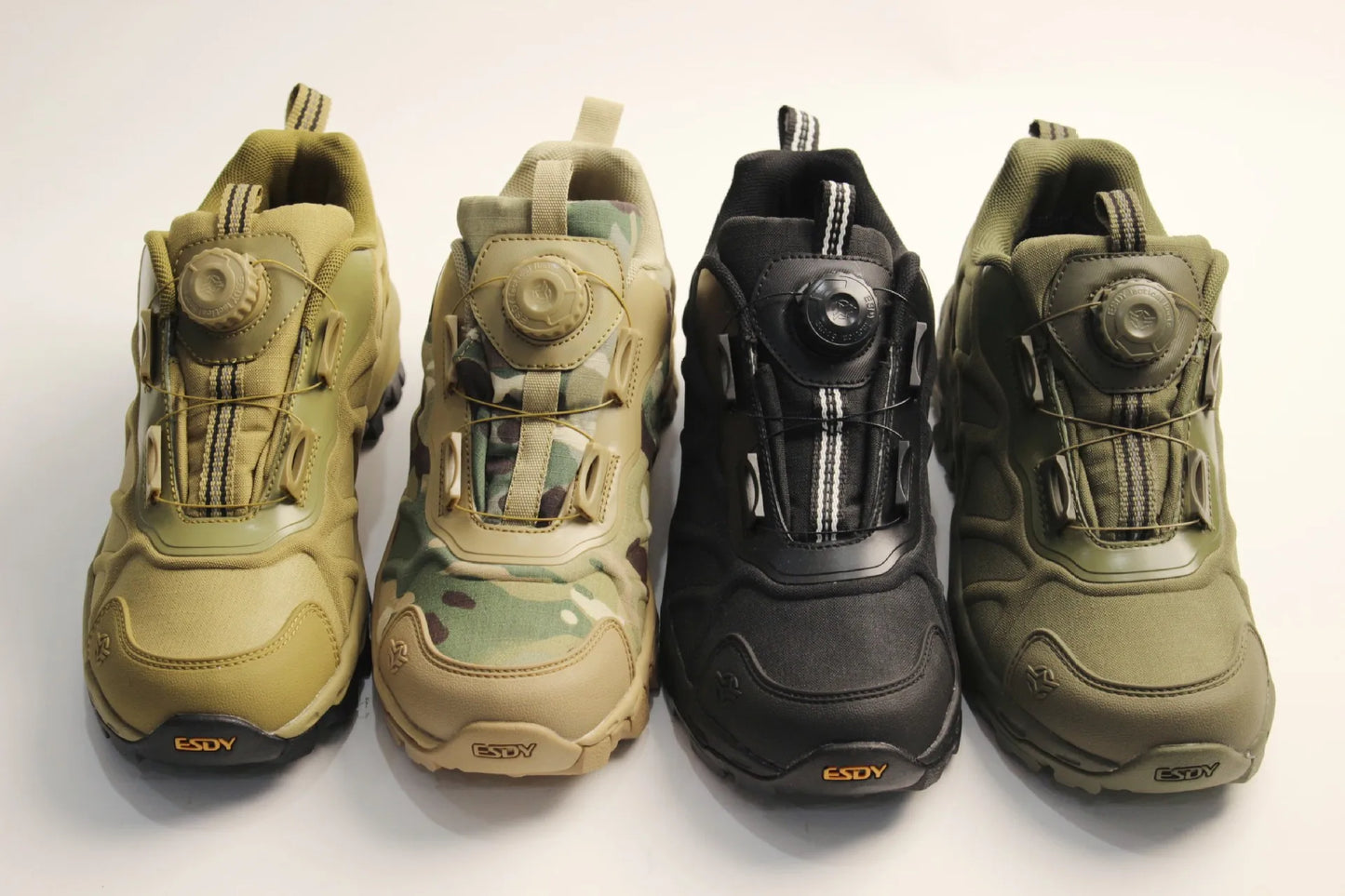 NEW DESIGN ESDY Quick Lace Knob Quick Response Hiking Boots for Men Women Breathable Outdoor Trekking Boots Sports Sneakers