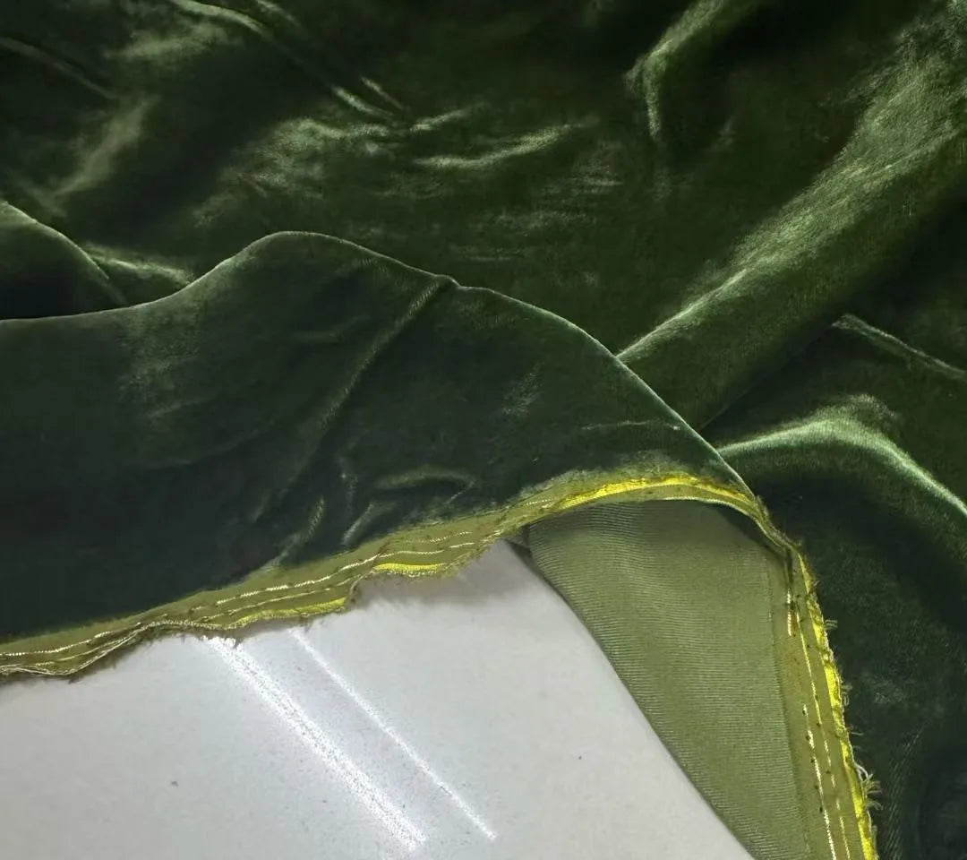 1/3/5 yard Mulberry Silk Velvet by the Yard Garment Fabrics Cheongsam with Cloth Lady's Velvet Robe Evening Dress White Blue Red