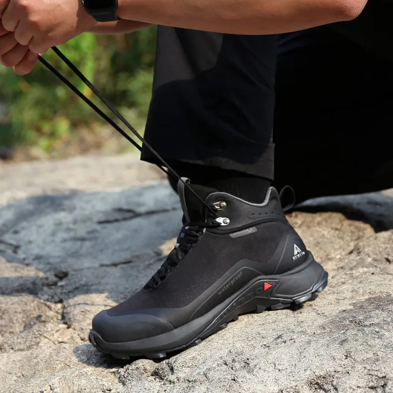 HUMTTO Waterproof Hiking Shoes for Men New Outdoor Mens Sneakers Winter Trekking Boots Male Camping Hunting Tactical Ankle Boots