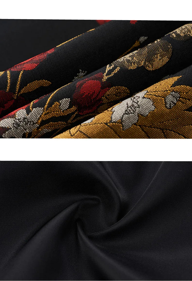 Fashion Brand Men Business Tuxedo Suit 2 Piece Mens Wedding Prom Party Luxury Dress Jacquard Blazer and Pants