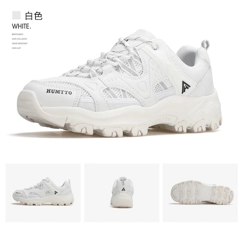 HUMTTO Women Hiking Shoes  Spring Outdoor Sports Climbing Shoes Walking shoes Warm men Trekking Sneakers Ankle Boots Breathable