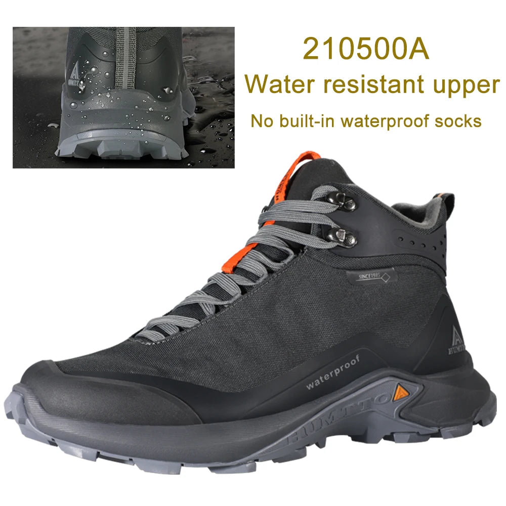 HUMTTO Waterproof Hiking Shoes for Men New Outdoor Mens Sneakers Winter Trekking Boots Male Camping Hunting Tactical Ankle Boots