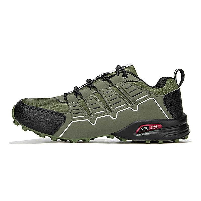 Men‘s Hiking Shoes Waterproof Outdoor Trainers Lace-up Climbing Trekking Sneakers Mountain Hunting Tactical Boots Cycle Shoes