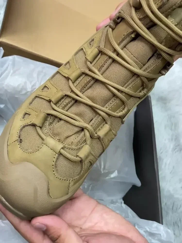 Men Mid-top Shoes Desert Tactical Outdoor Camping Trekking Commuting Boots Hiking Mountaineering Anti Slip Wear-resistant Boots