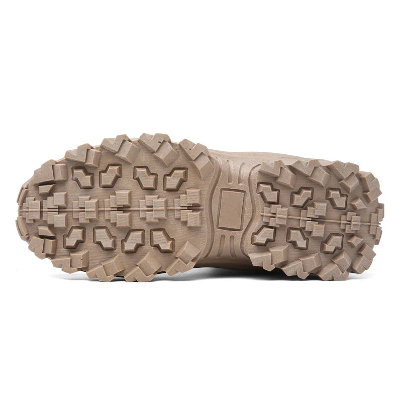 Outdoor boots, hiking shoes, hiking high top shoes, men's shoes, anti slip and wear-resistant off-road sports shoes, combat boot