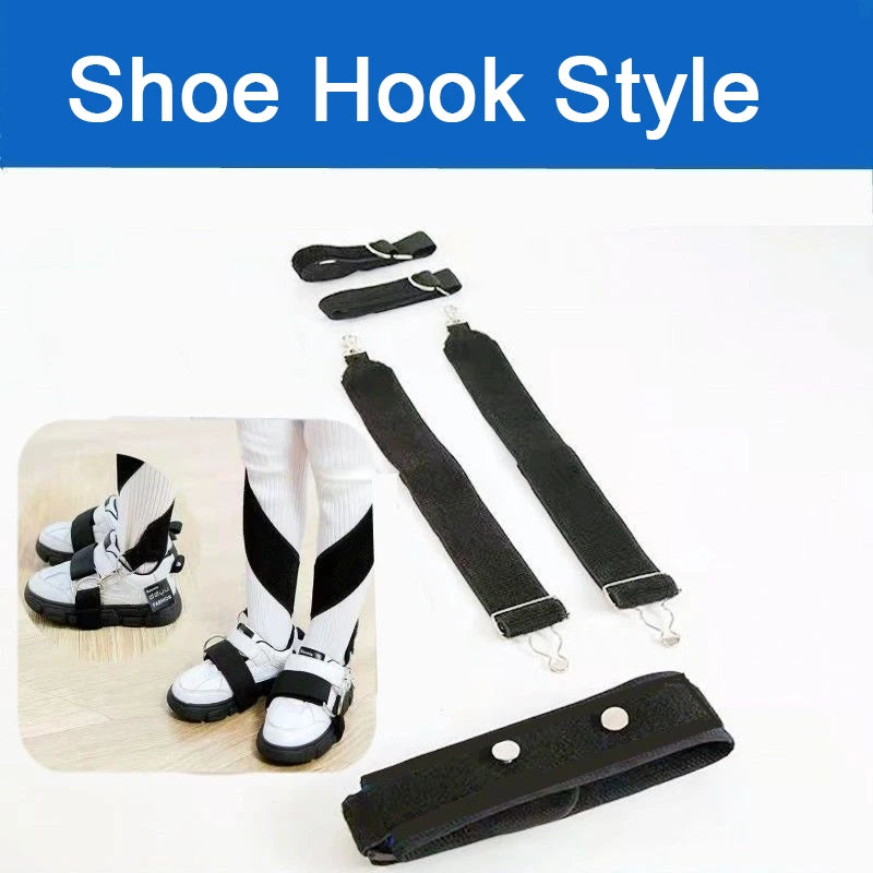 1 Set Children O/X Leg Shape Correction Belt-Adjustable Bowed Knee Valgum Straightening Posture Corrector for Men Women