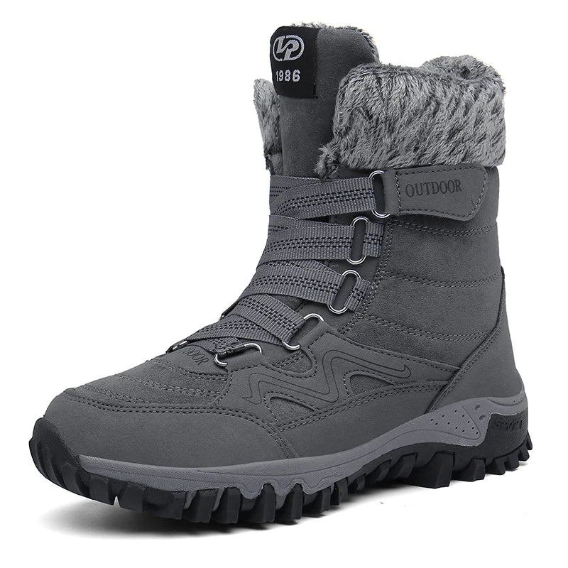 Winter Hiking Shoes Plush Trekking Boots Women Mountain Camping Treking Woman Outdoor Trail Tracking Sneakers