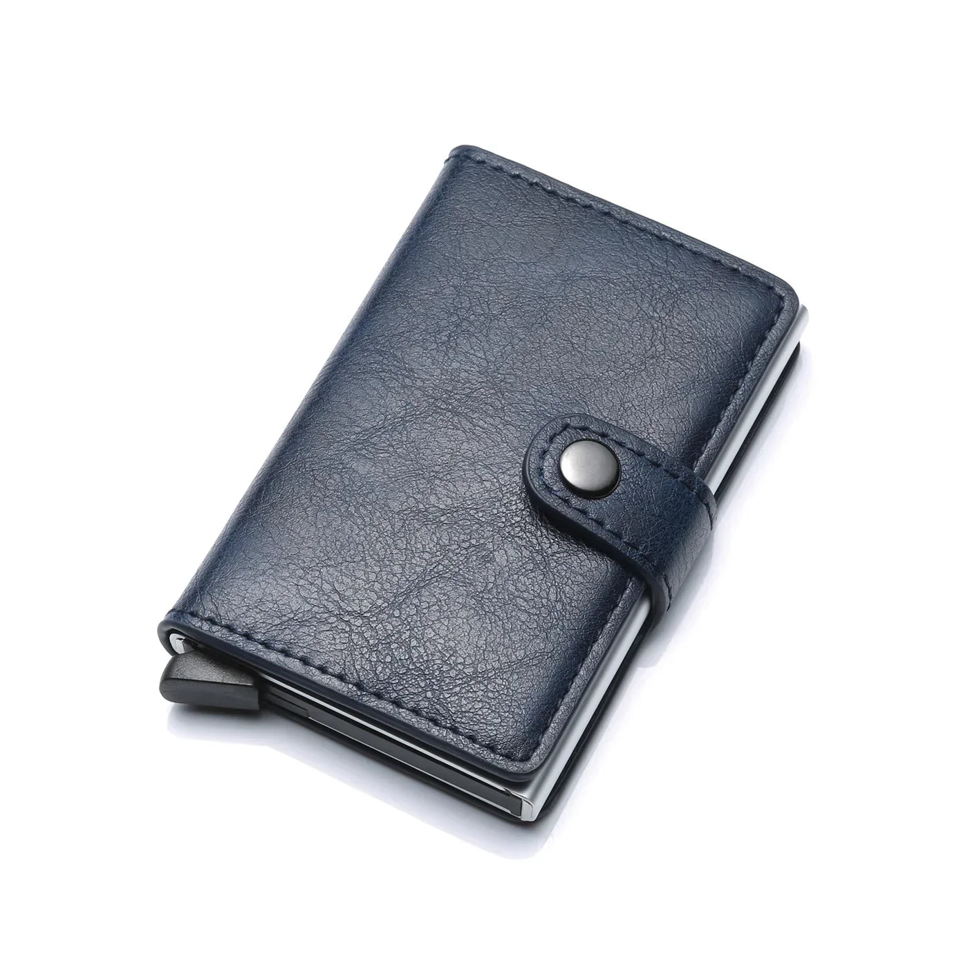Rfid Visit Credit Card Holder Storage Luxury Small Smart Wallet Metal Business Cardholder Case Women Minimalist Walet for Men