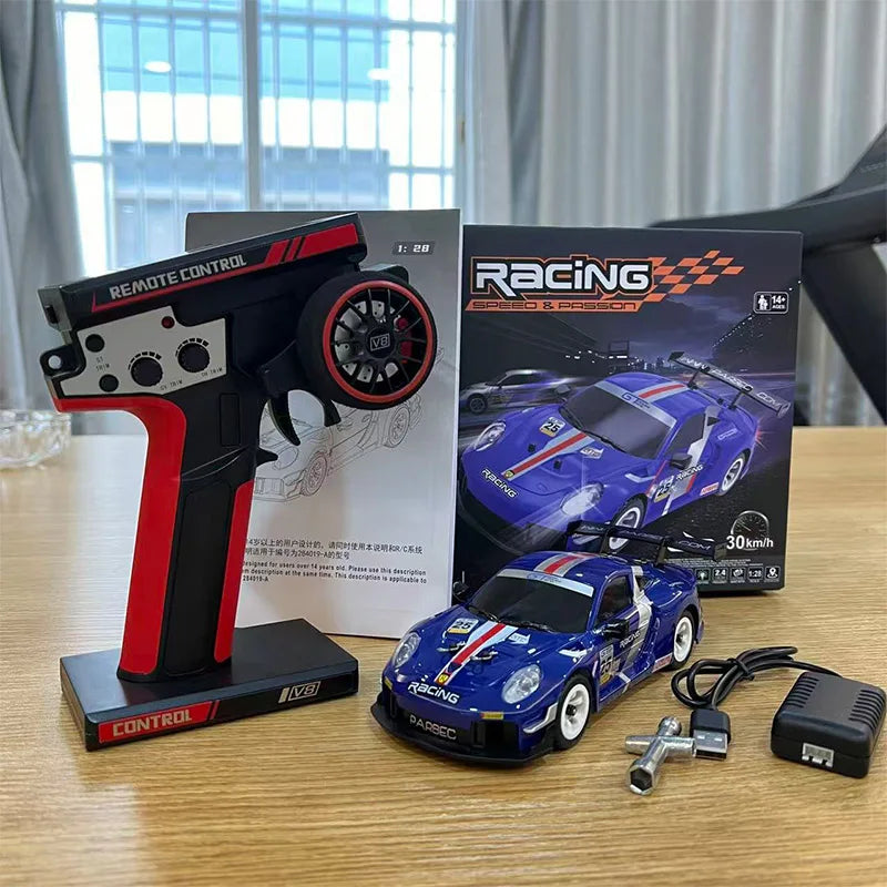 WLtoys 284191 284019-A Upgraded Gyro 1/28 RC Drifting Car 4WD High Speed Radio Control Model 2.4G Drift Racing Vehicle Mini Gift