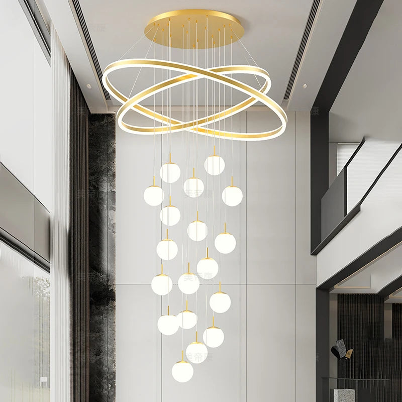 Home decoration - Hall chandelier, Dining room chandelier - Staircase chandelier, Indoor lighting equipment, Ceiling lights, Ele