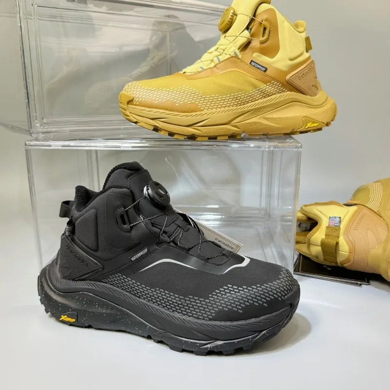 Super Cool Hiking Shoes For Men High Top Trekking Boots Man Professional Mens Shoe For Walking Outdoor Wide Feet Travel Shoe