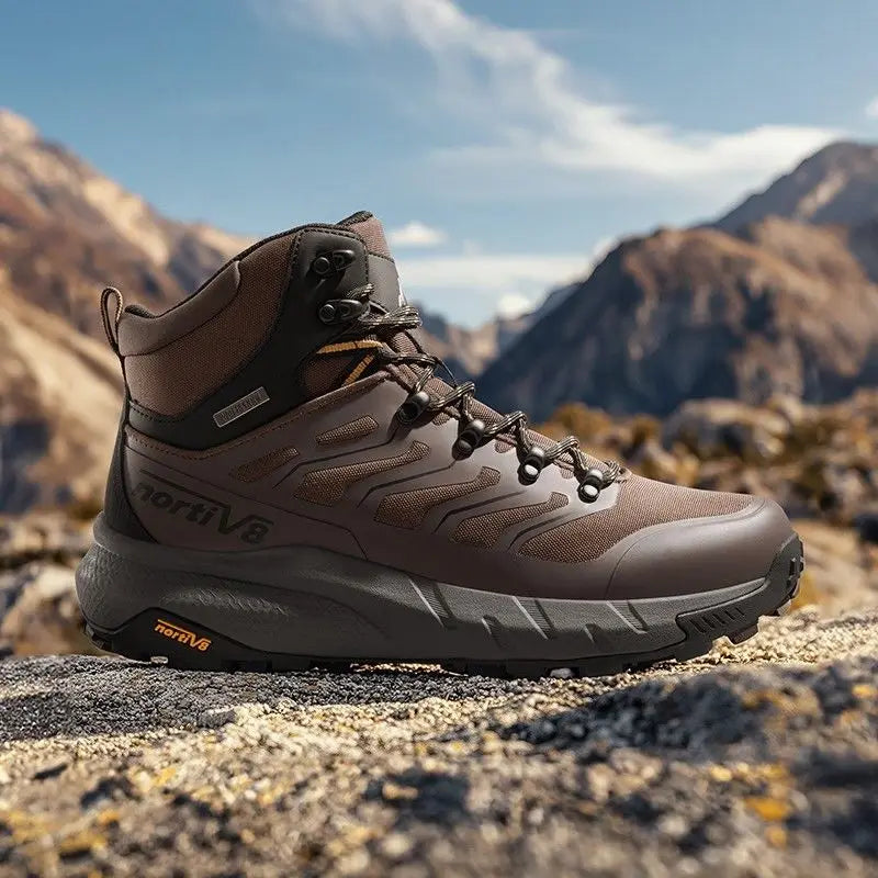 2025 Hot Sale Men Trekking Boots Green Brown Outdoor Walking Shoe Man Designer Mountain Shoes  Hiking Boots