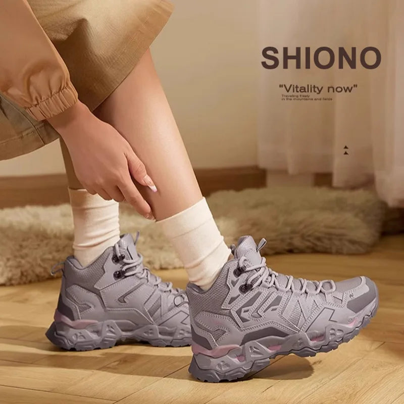 GOLDEN CAMEL Women's Hiking Shoes Non-slip Outdoor Professional Sports Climbing Shoes for Men Trekking Boots Wear-resistant