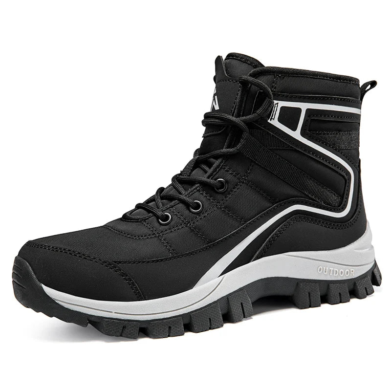 Winter Woman Anti Slip Outdoor Hiking Shoes Women High-Top Trekking Boots Mountain Shoes Plush Warm Snow Boots Dropshipping