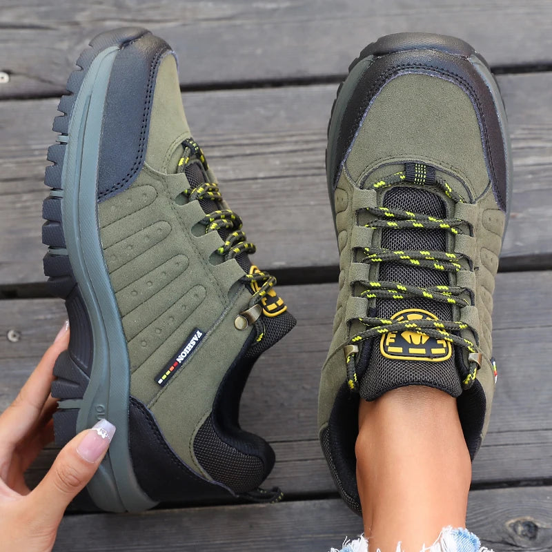 Hiking Shoe Outdoor Retro SuedeTactical Platform Women's Sneakers Spring Autumn New 2025 Anti Slip Mountaineering Camping Shoes