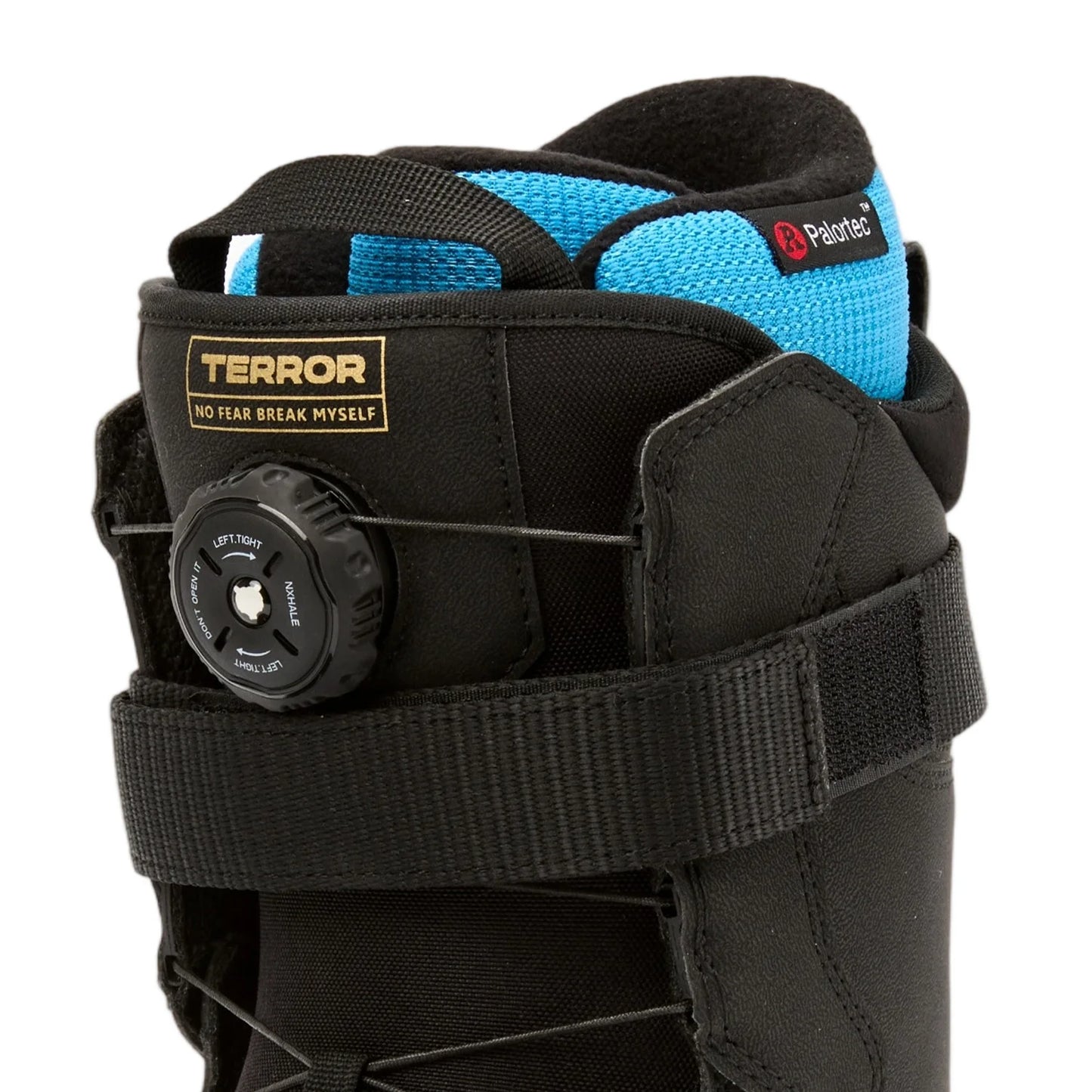 TERROR Snowboard Boot ,NX Dial Knob Lacing Systems and Hook and Loop Straps,Middle Flex,Breathable and Warm Liners - 2025
