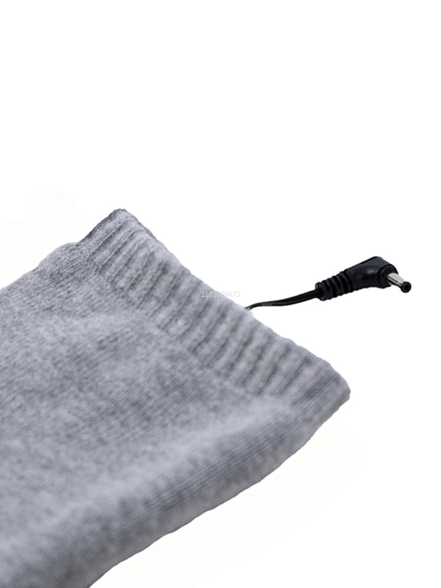 New Heated Socks Rechargeable 6000mah Electric Heated Skiing Socks Snowboarding Outdoor Sports Foot Warmer Winter Thermal Socks