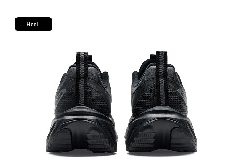 Xtep Male's Cotton Shoes 2025 Winter New Arrival Strong Wrapping Comfortable Lace Up Cushion Durability Sneakers 875419370017