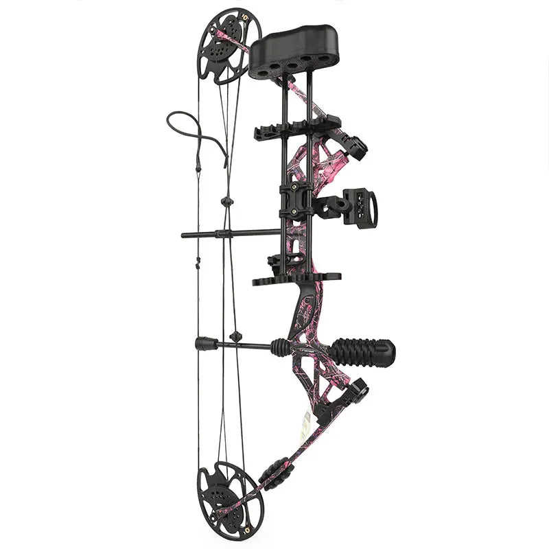 KAIMEI HAN Archery 30-60 Lbs Compound Bow and Arrow Set 320fps 80% Let Off for Right Hand Hunting Target Shooting Aim