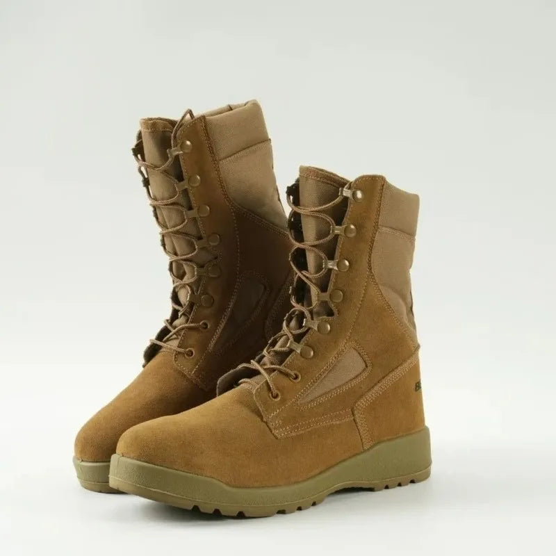 Classic Brand Hiking Shoes For Men Good Quality Suede Leather Trekking Boots Man Comfortable Hiking Shoe Non-Slip Hunting Shoes