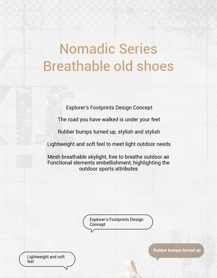 Xtep Youmu Women's Casual Shoes 2025 Summer Lightweight Breathable Thick-soled All-matched Retro Leisure Shoes 875218320009