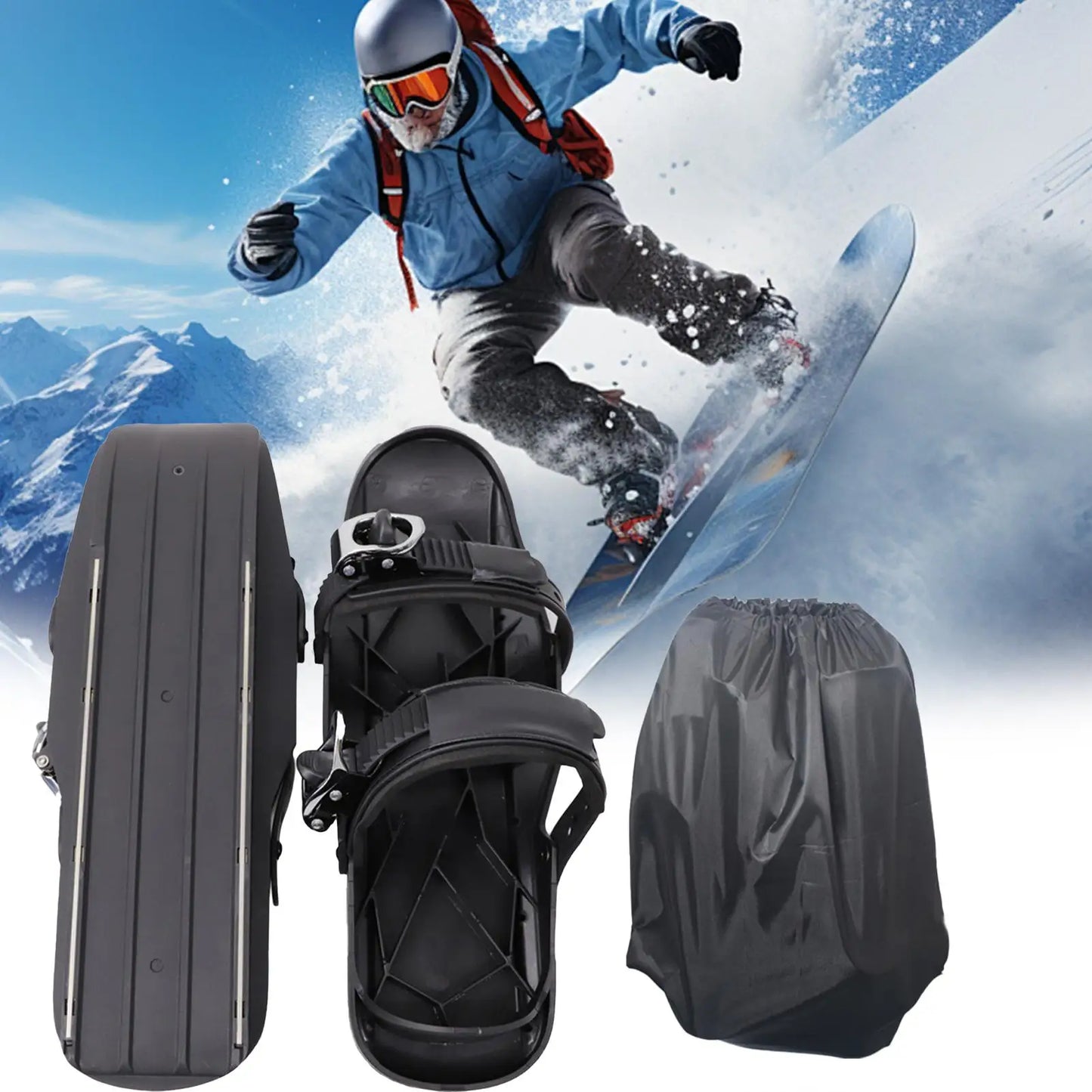 Winter Ski Boots Breathable Snow Boots Ice Skating Shoes for Beginners Adults Cold Weather Outdoor Sports Snowboarding Gear