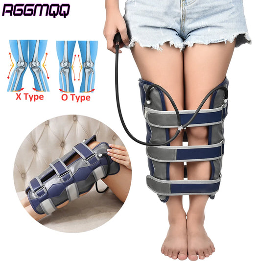 Adjustable Leg Correction Belt for X/O Legs – Posture Brace for Bow/Knock Knees,Knees Valgus Straightener for Men/Women (Grey)