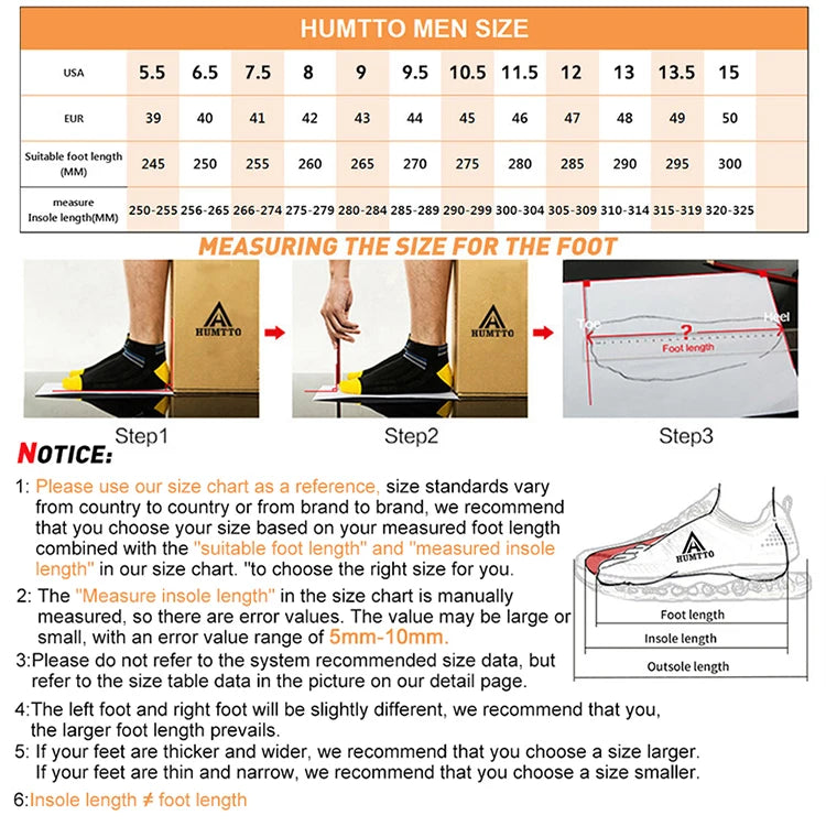 HUMTTO Hiking Shoes Men Trainers Outdoor Trekking Boots Mens Breathable Winter Men's Sports Shoes Leather Safety Work Sneakers