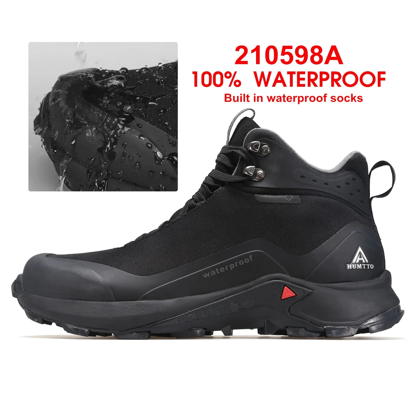 HUMTTO Waterproof Hiking Shoes for Men New Outdoor Mens Sneakers Winter Trekking Boots Male Camping Hunting Tactical Ankle Boots