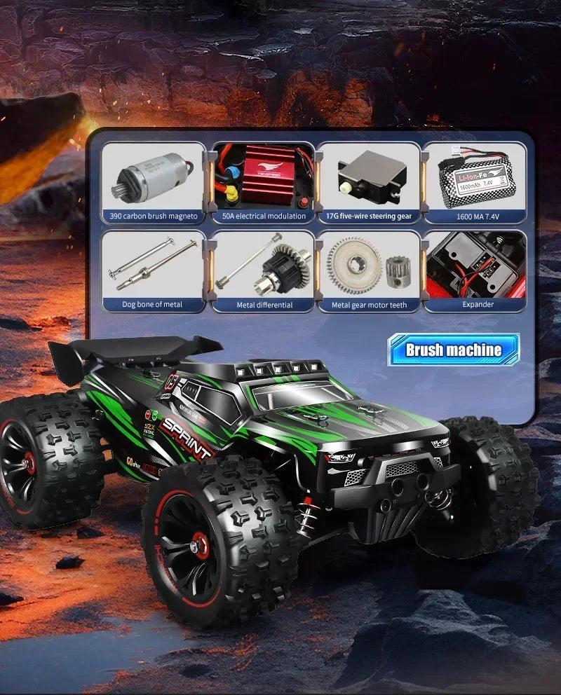 9522PRO 85KM/H High-speed RC Car Brushless Four-wheel Drive Off-road Drift 1:16 Professional Racing Car 9522 50KM/H Boy's Toy