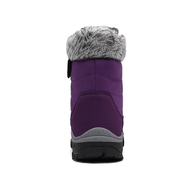 Winter Hiking Shoes Plush Trekking Boots Women Mountain Camping Treking Woman Outdoor Trail Tracking Sneakers