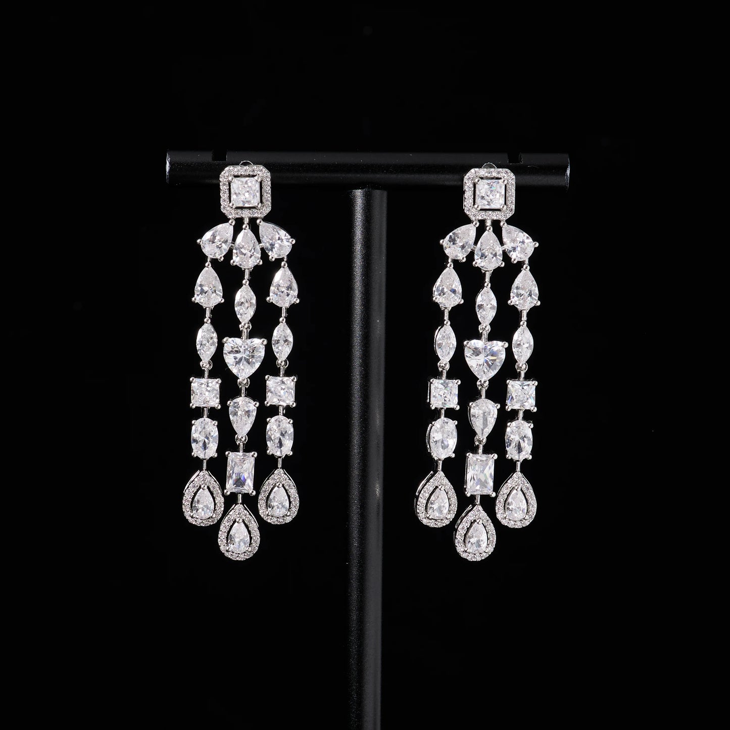 IN JEWELIFE 00113 Luxury Choker Neck Necklaces Set for Women Jewelry Sets Unique Color Cubic Zirconia Wedding Accessories 00044