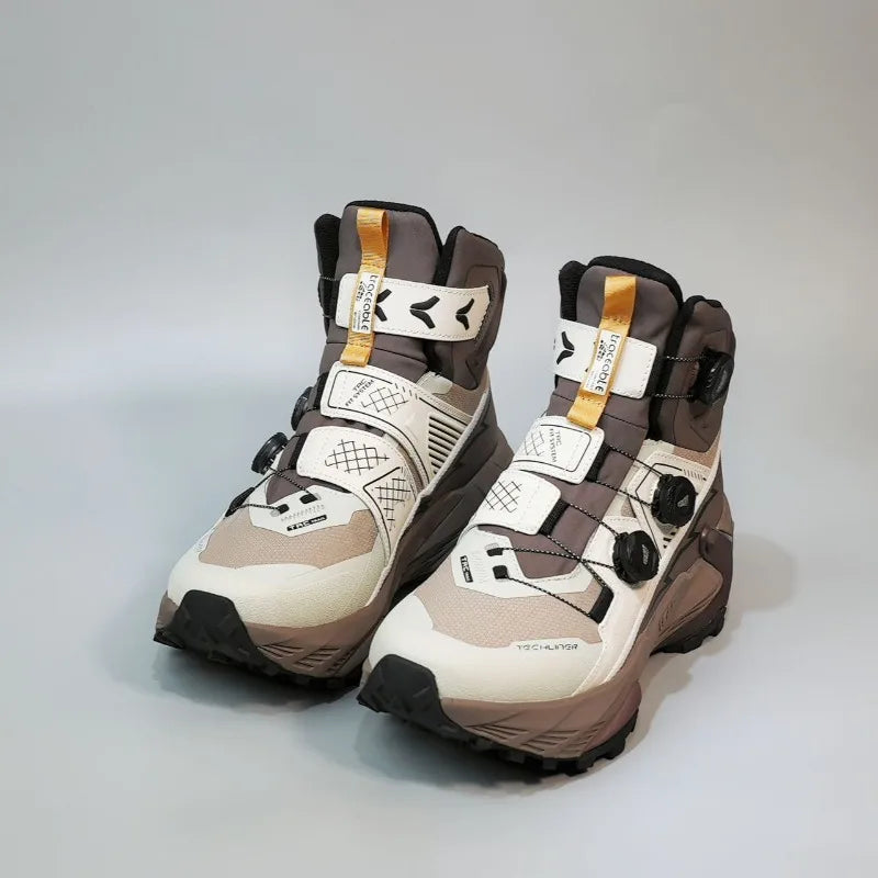 Super Cool Hiking Shoes For Men High Top Trekking Boots Man Professional Wide Feet Mens Shoe For Walking Outdoor Travel Shoe