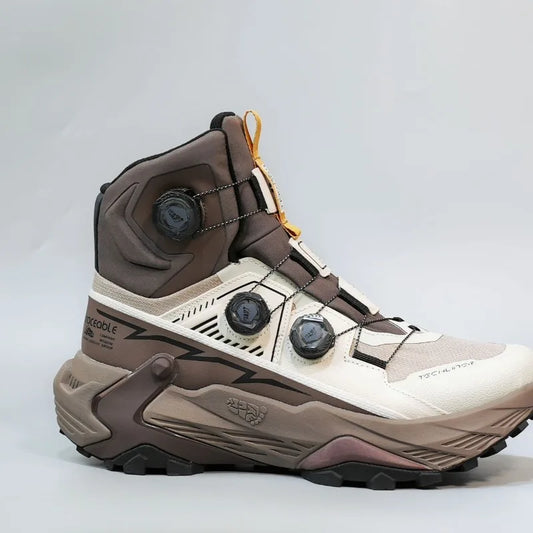 Super Cool Hiking Shoes For Men High Top Trekking Boots Man Professional Wide Feet Mens Shoe For Walking Outdoor Travel Shoe