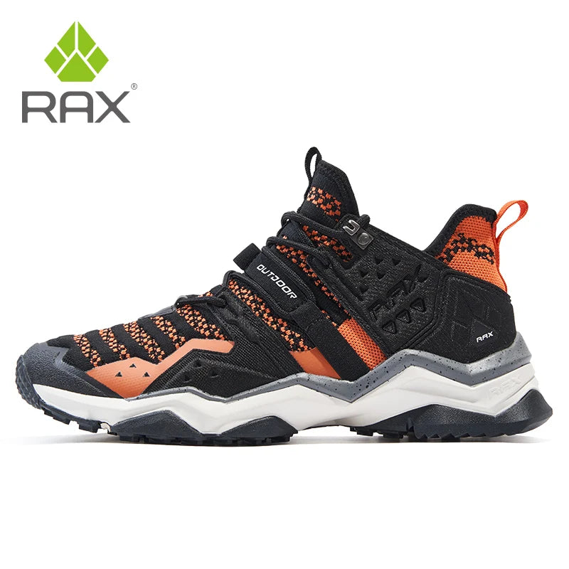 RAX Men's Waterproof Hiking Shoes Women Climbing Backpacking Trekking Boots Men Outdoor Shoes Anti-slip Mountain Sneakers Men