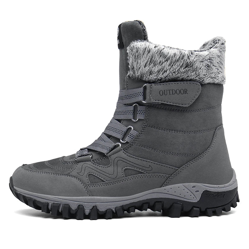 Winter Hiking Shoes Plush Trekking Boots Women Mountain Camping Treking Woman Outdoor Trail Tracking Sneakers