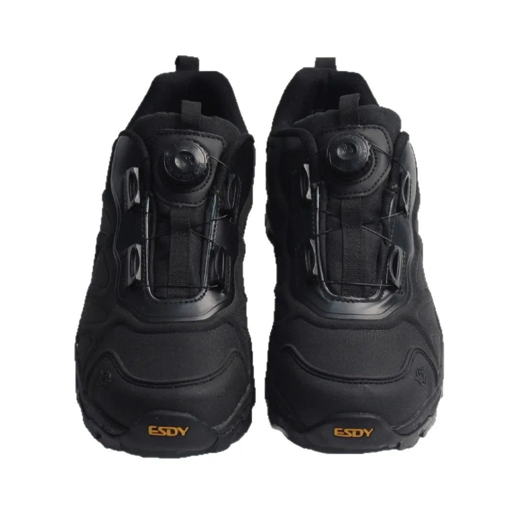 NEW DESIGN ESDY Quick Lace Knob Quick Response Hiking Boots for Men Women Breathable Outdoor Trekking Boots Sports Sneakers