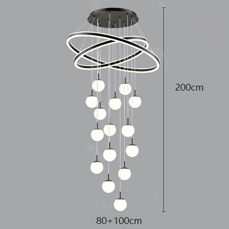 Home decoration - Hall chandelier, Dining room chandelier - Staircase chandelier, Indoor lighting equipment, Ceiling lights, Ele
