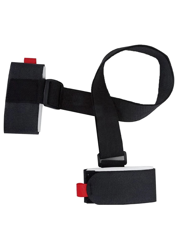 1PC Nylon Skiing Bags Adjustable Pole Shoulder Hand Carrier Lash Handle Straps Porter Hook Loop Protecting For Ski Snowboard