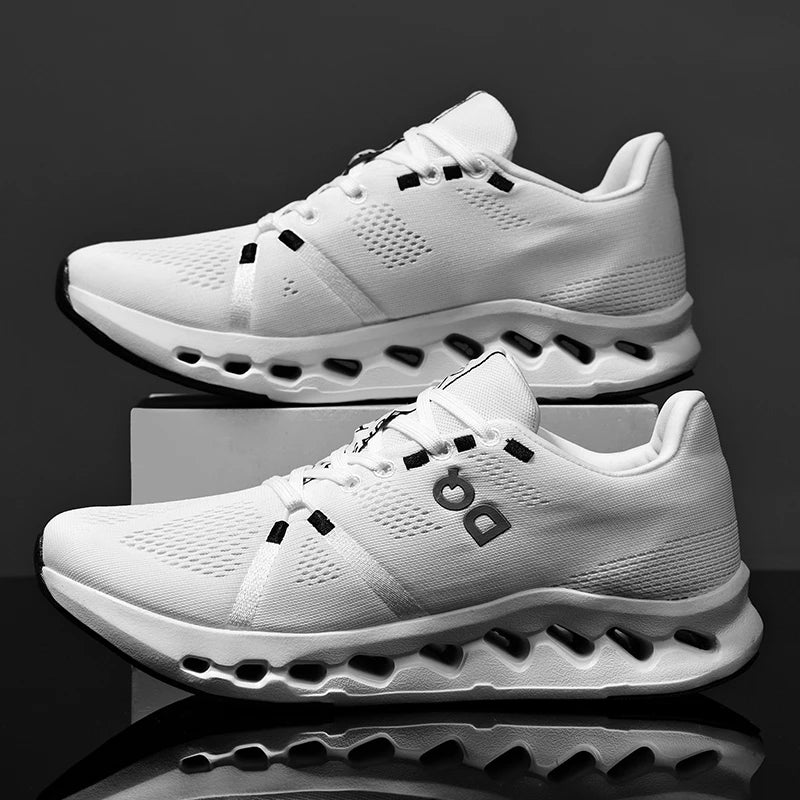 Men Casual Sports Running Shoes Marathon Air Cushion Breathable Lightweight Men Comfortable Athletic Nonskid Sneakers Outdoor