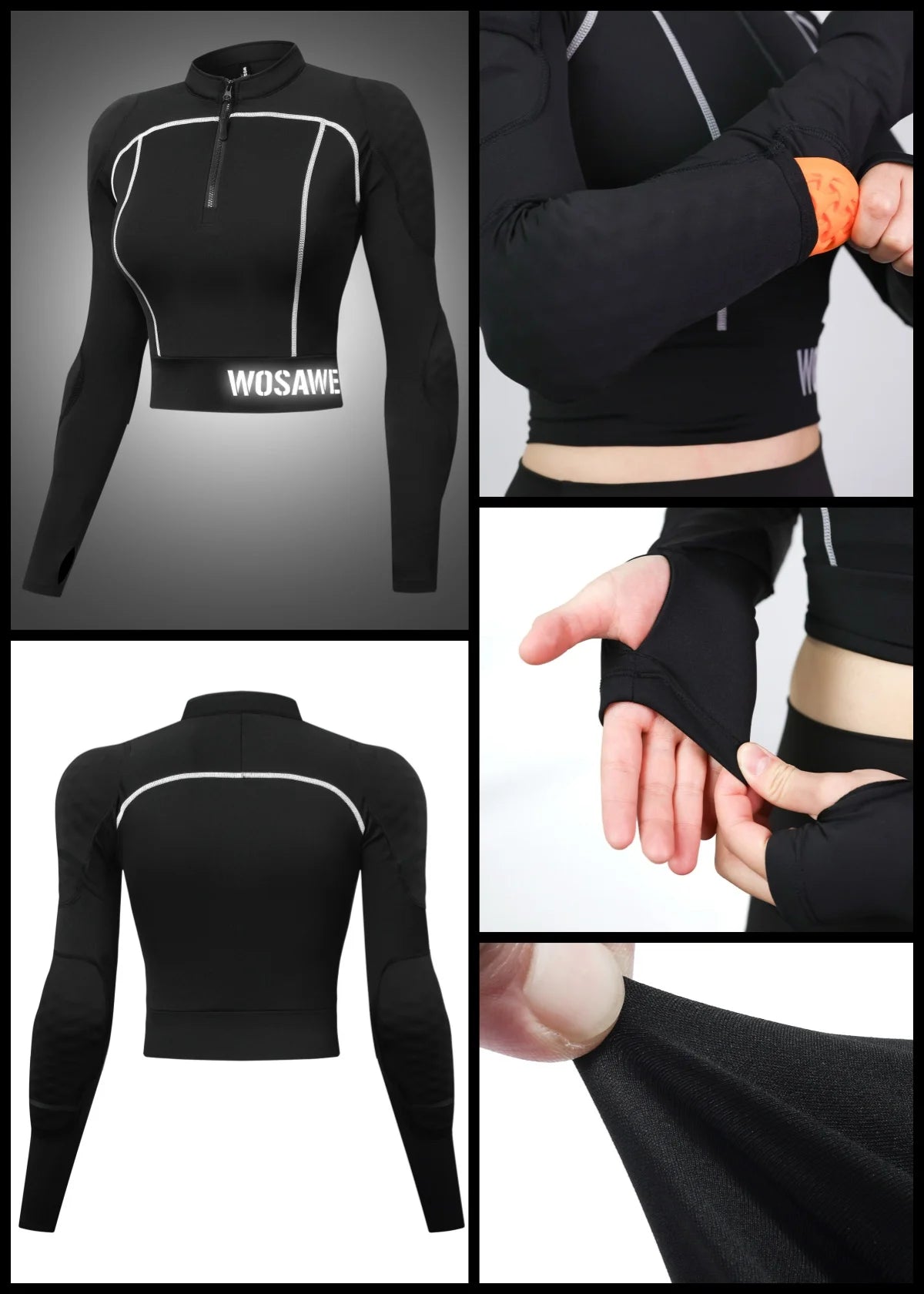WOSAWE Women Motorcycle Jacket and Pants Set with Removable Pads Soft Protective Gear CE Level 2 Safety Moto Racing Clothes Slim