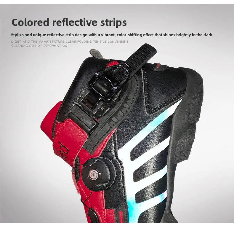 Motorcycle Boots Men Motocross Safety Protection Shoes Accessories Off-Road Racing Waterproof Anti Slip Short Boot motorcycles