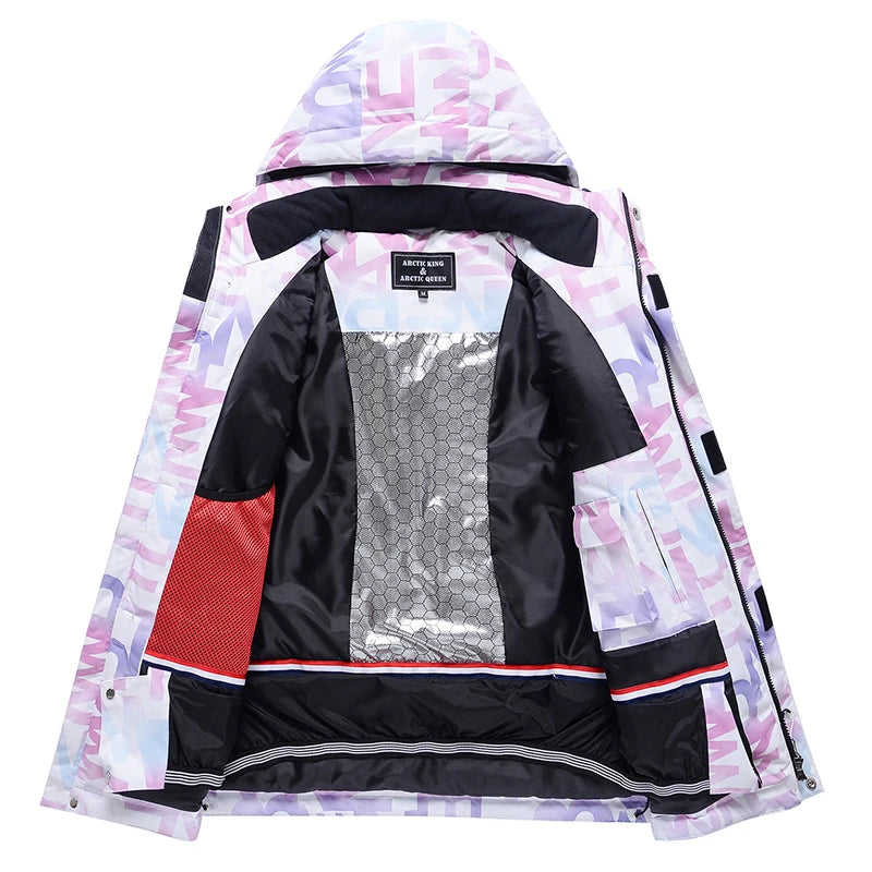 Ski Suit Women Winter Warm Waterproof Outdoor Sports Snow Jackets and Pants Hot Ski Equipment Snowboard Down Jacket Female Brand
