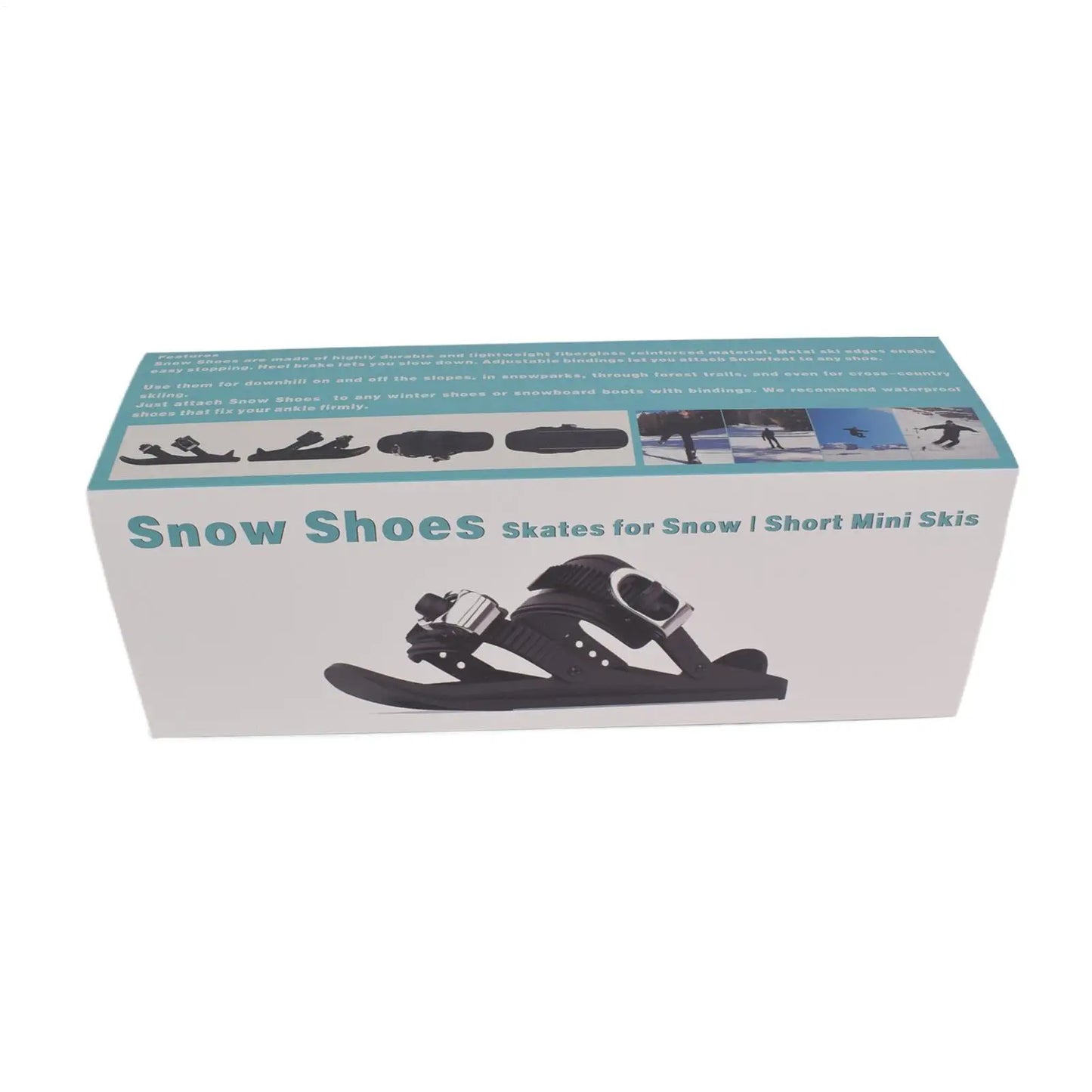 Snowboarding Skates Adjustable Skiing Snowshoe for Women Breathable Winter Snowshoes for Cold Weather Practice Travel Men Adults