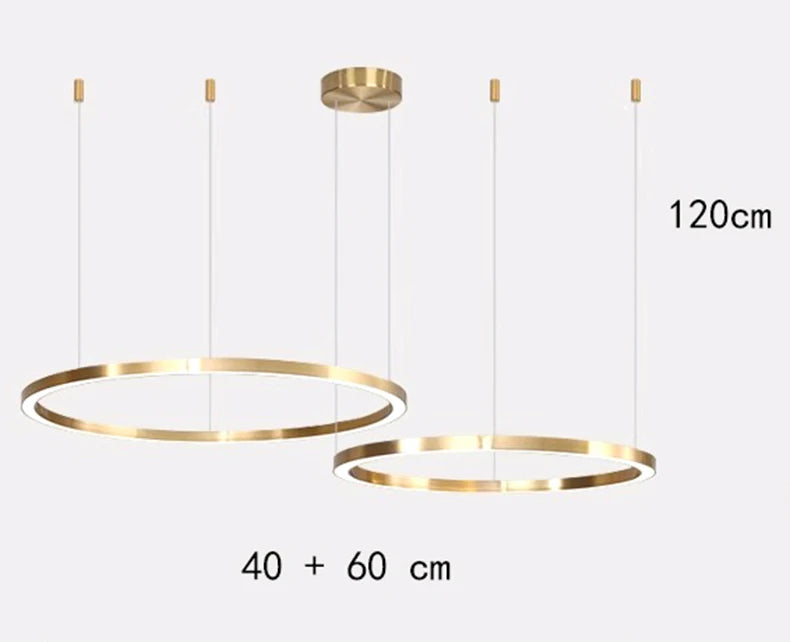 Modern home decor ring led lights pendant light lamps for living room Chandeliers for dining room hanging light indoor lighting
