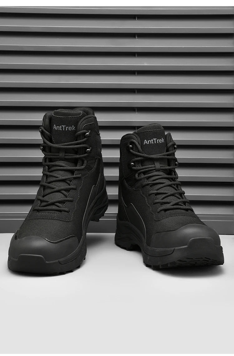 Large Size 47 Men's Hiking Shoes Outdoor Trekking Casual Tactical Boots Waterproof Fabric Mountain Climbing Shoes Hunting Boots