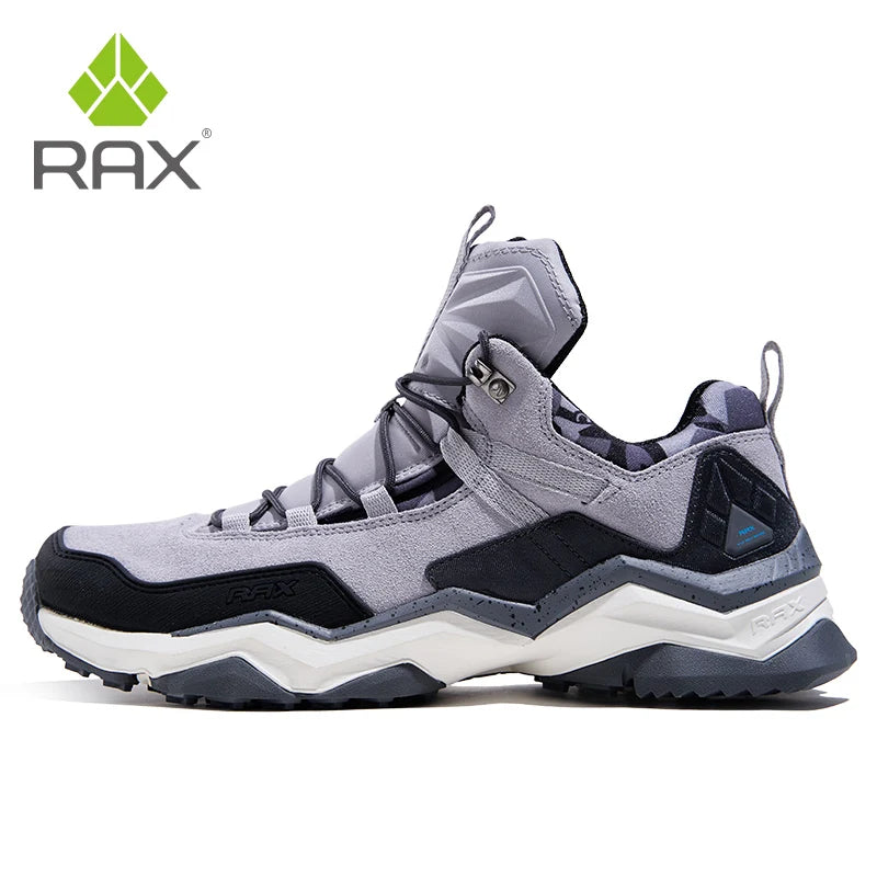 RAX Men's Waterproof Hiking Shoes Women Climbing Backpacking Trekking Boots Men Outdoor Shoes Anti-slip Mountain Sneakers Men