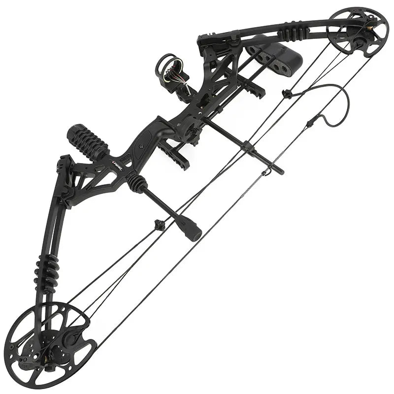 KAIMEI HAN Archery 30-60 Lbs Compound Bow and Arrow Set 320fps 80% Let Off for Right Hand Hunting Target Shooting Aim