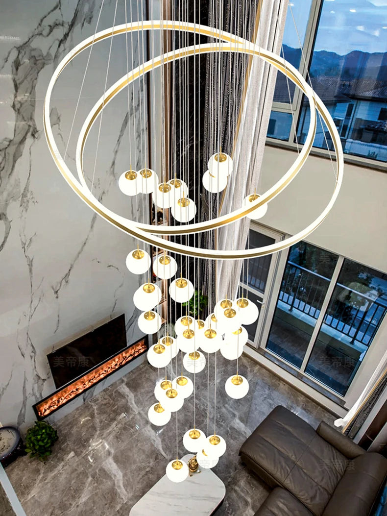 Home decoration - Hall chandelier, Dining room chandelier - Staircase chandelier, Indoor lighting equipment, Ceiling lights, Ele