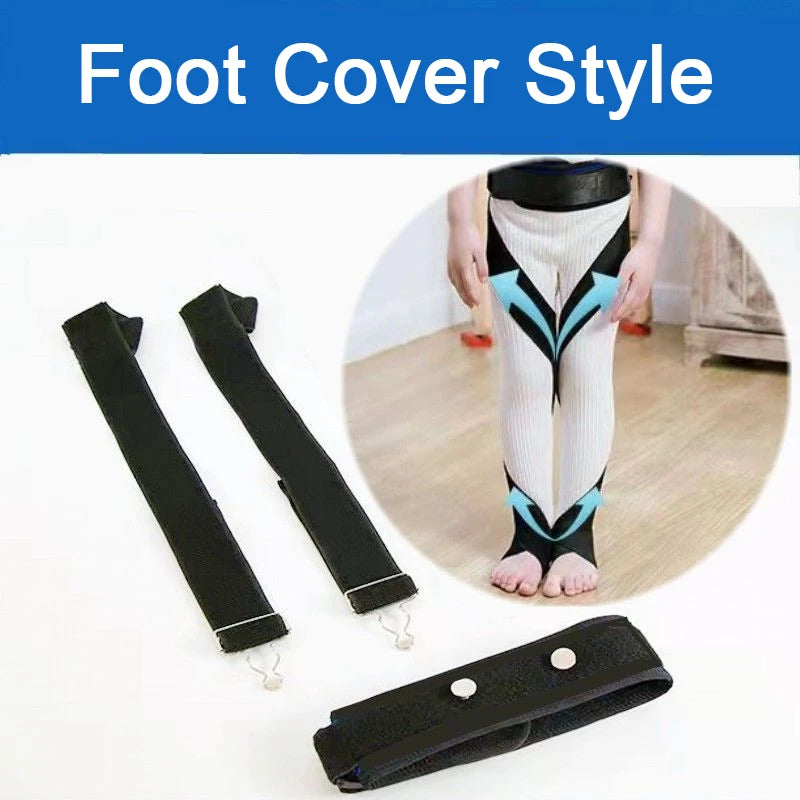 1 Set Children O/X Leg Shape Correction Belt-Adjustable Bowed Knee Valgum Straightening Posture Corrector for Men Women